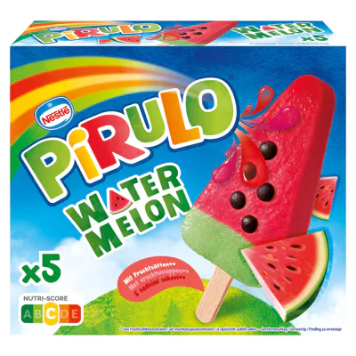 [4_7569] Pirulo Watermelon Stieleis (5Stk)