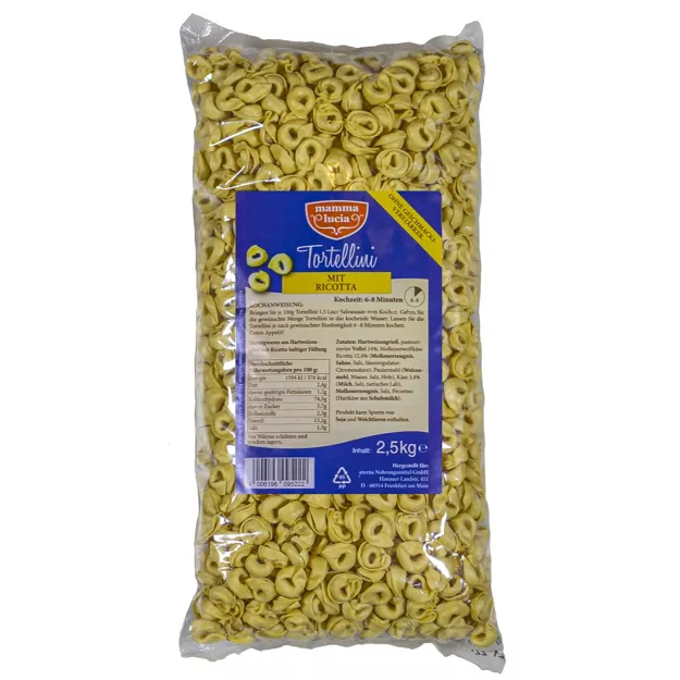 [4_3011] Mamma Lucia Tortellini mit Käsefüllung (2,5kg)