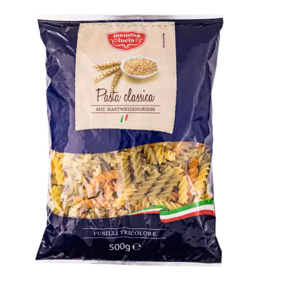 [4_3091] Mamma Lucia Fusilli Tricolore (500g)